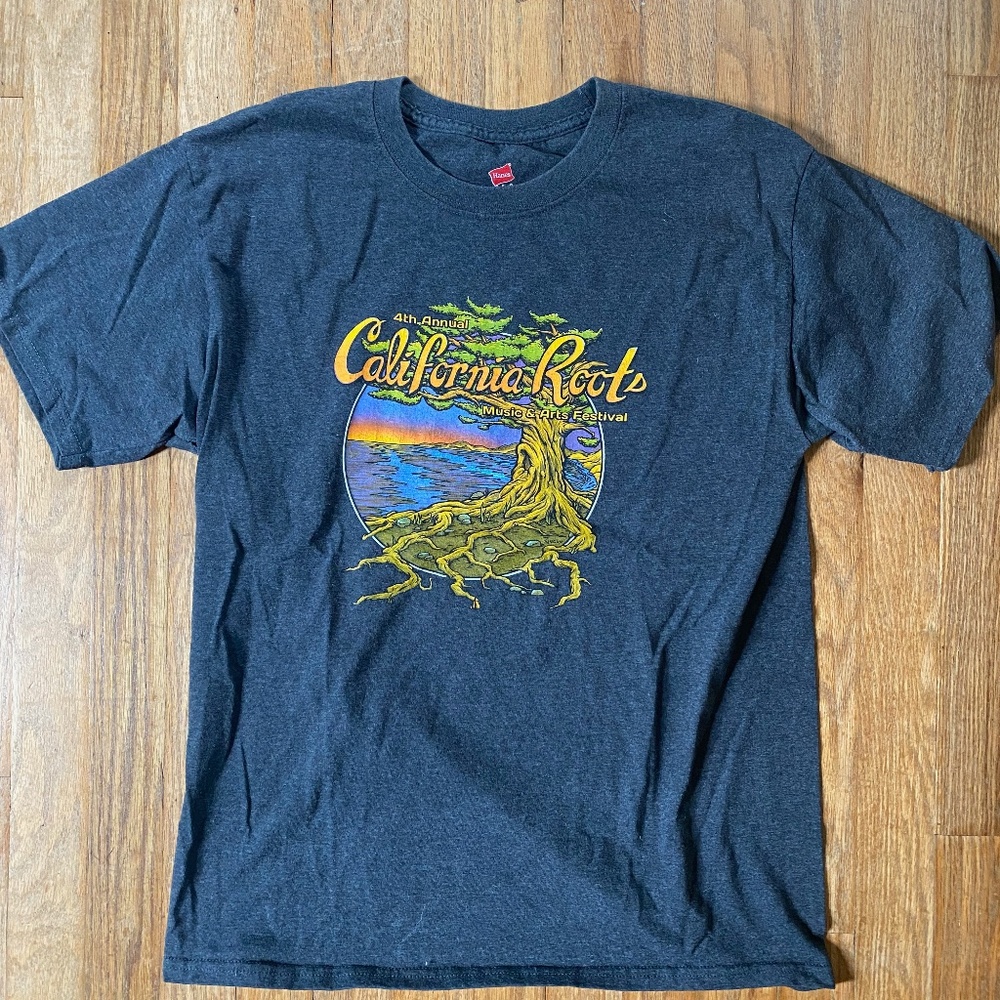 Vintage cali roots festival tee